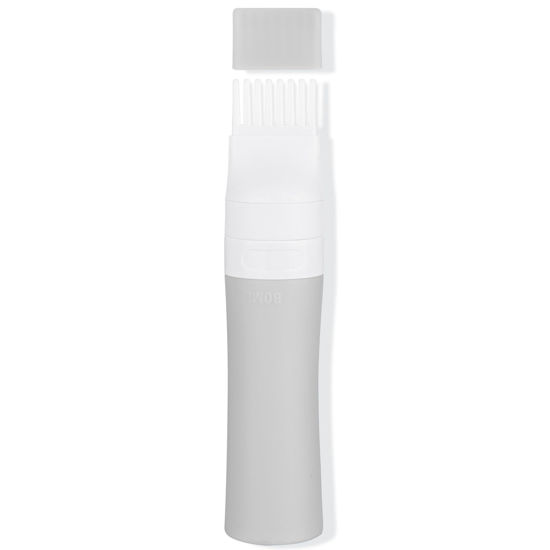 Picture of Hair Oil Applicator 2.7oz Silicone Root Comb Applicator Bottle for Hair Dye Hair Oiling Applicator for Scalp (Grey)