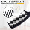 Picture of 4 Pieces Combs for Women and Man, Premium Black Carbon Fiber Hair Comb Set for Teasing and Parting, Professional Combs for Hair Stylist, Fine and Wide Tooth Styling Comb for All Hair Types