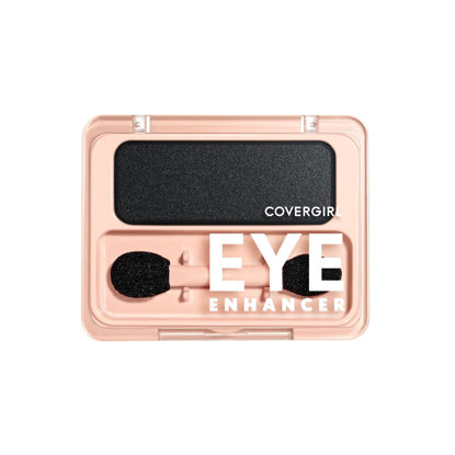 Picture of COVERGIRL Eye Enhancer, Midnight Glimmer, Eyeshadow Mono, Easy to Wear, Clean & Vegan, Talc-Free, Matte & Shimmer Finishes, Smudge-Proof, 0.09oz