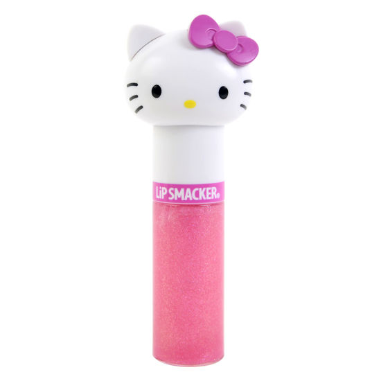 Picture of Lip Smacker Lippy Pals Swirls, Sanrio Hello Kitty, Flavored Moisturizing & Smoothing Soft Shine Lip Balm, Hydrating & Protecting Fun Tasty Glossy Finish , Cruelty-Free & Vegan - Kiwi