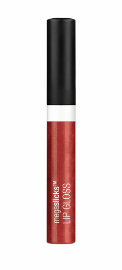 Picture of wet n wild MegaSlicks Lip Gloss, Ultra-Glossy, Vitamin-E Enriched, Ultra-Gloss High Shine Moisturizing, Cruelty-Free & Vegan - Red Sensation