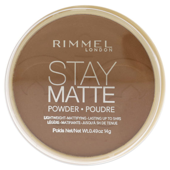 Picture of Rimmel Stay Matte Pressed Powder, 0.49oz - Toffee, High Coverage, Long-lasting Shine Control, Lightweight, For All Skin Types