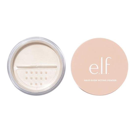 Picture of e.l.f. Halo Glow Soft Focus Setting Powder, Silky Powder For Creating Without Shine, Smooths Pores & Lines, Light Pink