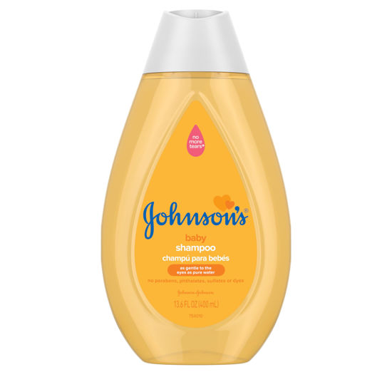 Picture of Johnson's Baby Tear Free Shampoo, No Parabens/Phthalates/Sulfates/Dyes, Fresh, 13.6 Fl Oz