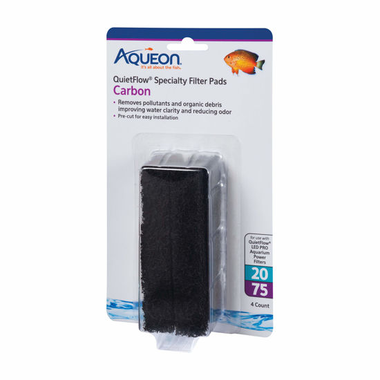 Picture of Aqueon Replacement Specialty Filter Pads Carbon 20/75