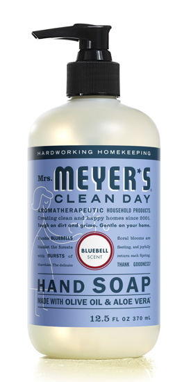 Picture of MRS. MEYER'S CLEAN DAY Hand Soap, Made with Essential Oils, Biodegradable Formula, Bluebell, 12.5 fl. oz