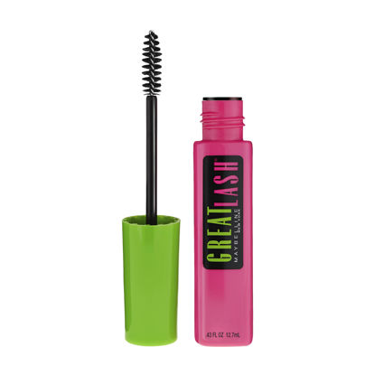 Picture of Maybelline Great Lash Washable Mascara Makeup, Volumizing Lash-Doubling Formula That Conditions As It Thickens, Very Black, 1 Count