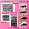 Picture of TDANCE DIY Lash Extension Kit Cluster Lashes Kit with 400 PCS Lash Clusters, Lash Bond and Seal, Lash Applicator for DIY Eyelash Extension Kit at Home(Kit-30D+40D+50D)