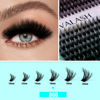 Picture of VAVALASH 80D Lash Clusters Wispy Volume Individual Lashes DIY Eyelash Extensions Individual Cluster Lashes Faux Mink False Lashes DIY Lashes at Home (80D,10-20MIX)