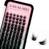 Picture of VAVALASH Lash Clusters 72 PCS DIY Eyelash Cluster Extension Light and Soft 72 Clusters Lashes Extensions Easy Full Mega Volume Lashes C/D Curl Cluster Eyelashes (V41, D Curl-8-16mm Mix)