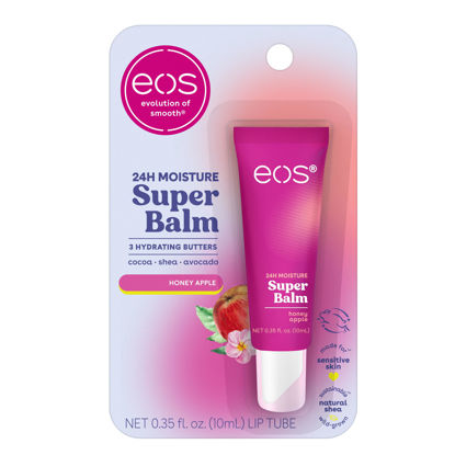 Picture of eos 24H Moisture Super Balm- Honey Apple, Lip Mask, Day or Night Lip Treatment, Made for Sensitive Skin, 0.35 fl oz