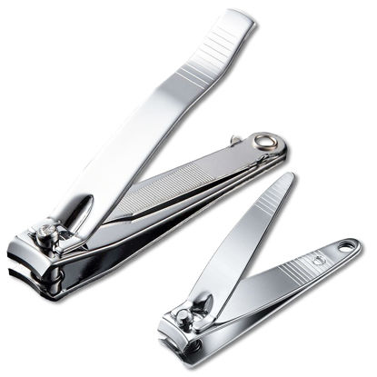 Picture of ULYSIA Nail Clippers Set, Ultra Sharp Stainless Steel Fingernail and Toenail Clipper Cutters,Travel Nail Kit for Men Women