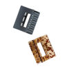 Picture of GOODY CLAW CLIP SQUARE 2CT BLK TORT