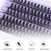 Picture of Lash Clusters 120 Pcs Individual Lashes 30D Wispy Lash Extension Natural Cluster Lashes DIY Eyelash Extensions 10-16mm Length Mix Soft for Makeup at Home (30D-0.07-10-16MIX)