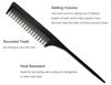 Picture of 3 Teasing Comb, Tail Comb for Root Teasing for Thin, Add Volume Fine and Normal Hair Types, Hair Comb For Women And Men, 8.75 Inches