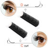 Picture of Volume Lash Extensions C-0.07-15-20 mix Easy Fan Volume Lashes C D curl Flowering Lash Extensions Mega 9-20mm Length .05 .07(C-0.07-15-20 mix)