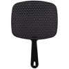 Picture of ForPro Professional Collection Premium Hand Mirror with Handle, 6.3" W x 9.6" L, Multi-Purpose Handheld Mirror with Distortion-Free Reflection, Black