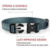 Picture of Reflective Dog Collar with Buckle Adjustable Safety Nylon Collars for Small Medium Large Dogs, Grey S