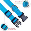 Picture of Reflective Dog Collar with Buckle Adjustable Safety Nylon Collars for Small Medium Large Dogs, Sky Blue XS