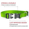 Picture of Reflective Dog Collar with Buckle Adjustable Safety Nylon Collars for Small Medium Large Dogs, Grass Green XS