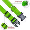 Picture of Reflective Dog Collar with Buckle Adjustable Safety Nylon Collars for Small Medium Large Dogs, Grass Green XS