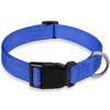 Picture of Reflective Dog Collar with Buckle Adjustable Safety Nylon Collars for Small Medium Large Dogs, Navy Blue XS