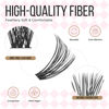 Picture of LASHVIEW Lash-Extension-Clusters 280pcs D Curl Lash Clusters Natural Look Cluster Lashes Extensions Super Thin Band & Soft Lashes Reusable 9-16mm MIX (30D+40D)