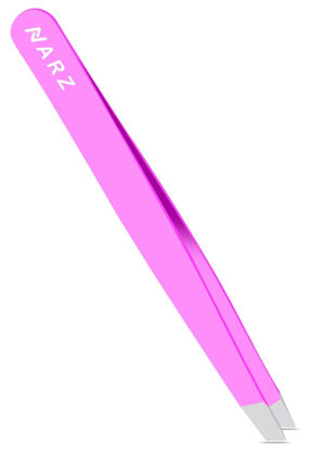 Picture of Professional Tweezer for Facial Hair Women & Men Stainless Steel Precision Tweezers for Ingrown Hair Tweezers for Men & Women (Pink)