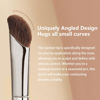 Picture of Albeaut Eyeshadow Brush, Angled Nose Contour Brow Bone Highlight Makeup Brush (190 angled shader)