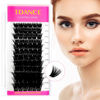 Picture of TDANCE Fluffy Volume Lash Clusters DIY Eyelash Extensions 72 Pcs Cluster Lashes C D Curl Individual Lashes Cluster 8-16mm Length Thin Band Reusable Soft Lash Extensions at Home(T19-D,8-16mm-Fluffy)