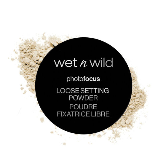 Picture of wet n wild Photo Focus Loose Baking Setting Powder, Highlighter Makeup, Fair to Medium & Tan Skin Tones, Translucent