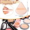 Picture of Pimoys 6 Pieces Powder Puff Soft Makeup Sponge Triangle Make Puff for Face Powder Cosmetic Foundation Sponge Beauty Makeup Tool, MultipleColors