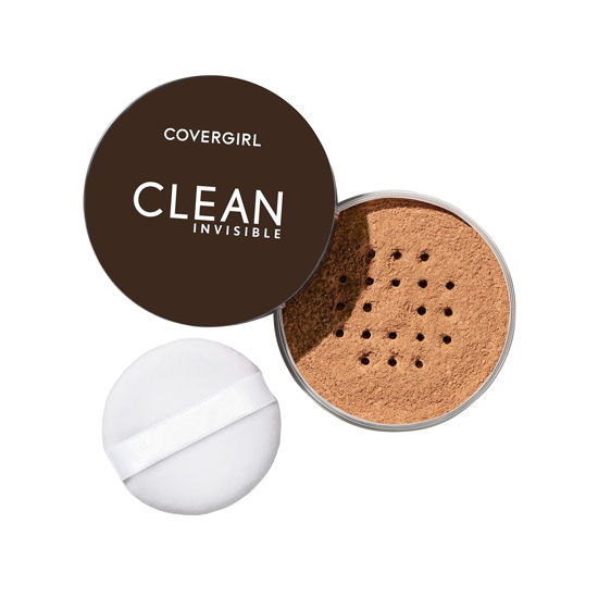 Picture of COVERGIRL Clean Invisible Loose Powder - Loose Powder, Setting Powder, Vegan Formula - Translucent Deep, 20g (0.7 oz)