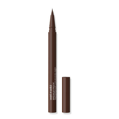 Picture of wet n wild Breakup Proof Liquid Eyeliner, Waterproof, Long-Lasting - Cruelty-Free & Vegan - Brown