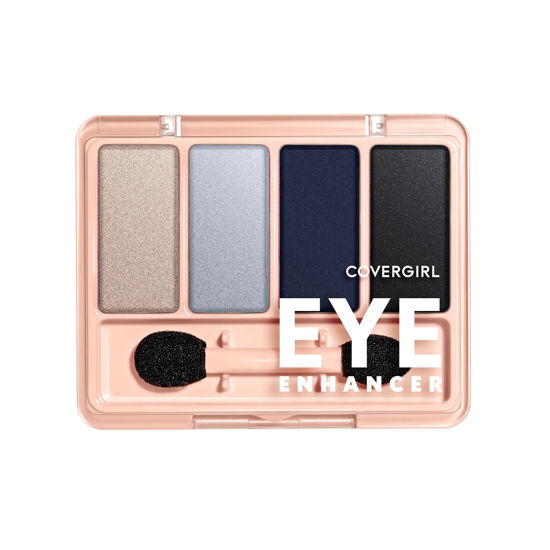 Picture of COVERGIRL Eye Enhancer, Night Sky, Eyeshadow Quad, Easy to Wear, Clean & Vegan, Talc-Free, Matte & Shimmer Finishes, Smudge-Proof, 0.19oz