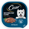 Picture of CESAR Adult Soft Wet Dog Food Filets in Gravy, New York Strip Flavor, 3.5 oz. Tray