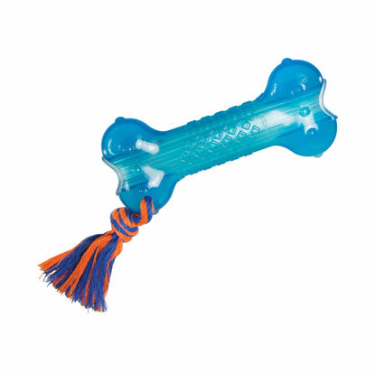 Picture of Petstages Orka Bone Royal Blue Treat-Dispensing Dog Chew Toy