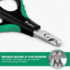 Picture of Candure Cat Nail Clippers for Indoor Cats, Rabbits, Hamsters, Birds with Precise Angled Edges to Ensure Easy & Safe Trimming Stainless Steel Cat Nail Trimmer for At-Home Cat Grooming