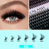 Picture of VAVALASH 60D Lash Clusters Wispy Volume Individual Lashes DIY Eyelash Extensions Individual Cluster Lashes Faux Mink False Lashes DIY Lashes at Home (60D,10-20MIX)