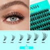 Picture of VAVALASH 40D Lash Clusters Kit 10-20mm Cluster Lashes Wispy Individual Volume Lashes, Lash Bond and Seal Glue, Lash Tweezer for DIY Lash Extension at Home (KIT-40D-10-20MIX)