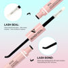 Picture of VAVALASH Lash Bond and Seal Cluster Lash Glue Individual Lashes Glue for DIY Lash Extensions Long Retention Strong Hold 48-72 Hours Waterproof Lash Bond for Lash Clusters(5ml+5ml)