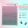 Picture of VAVALASH DIY Lash Extensions Kit Individual Cluster Lashes Kit with 280 PCS 20D-0.07-D-9-16mm Lash Clusters, Lash Bond and Seal, Lash Applicator for DIY Eyelash Extensions at Home（Kit-20D-D-9-16MIX)