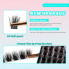 Picture of VAVALASH Lash Clusters 84 PCS DIY Eyelash Cluster Extension Light and Soft 84 Clusters Lashes Extensions Easy Full Mega Volume Lashes C/D Curl Cluster Eyelashes (AL09, D Curl-8-16mm Mix)