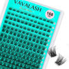 Picture of VAVALASH 168 PCS Individual Cluster Lashes DIY Eyelash Extension Light and Soft Faux Mink Slik Lash Clusters Easy Full Lash Extensions DIY at Home (V02, D Curl-8-16MIX)