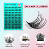 Picture of VAVALASH 168 PCS Individual Cluster Lashes DIY Eyelash Extension Light and Soft Faux Mink Slik Lash Clusters Easy Full Lash Extensions DIY at Home (V02, D Curl-8-16MIX)