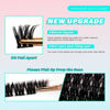 Picture of VAVALASH Lash Clusters 72 PCS DIY Eyelash Cluster Extension Light and Soft 72 Clusters Lashes Extensions Easy Full Mega Volume Lashes C/D Curl Cluster Eyelashes (VL13, D Curl-8-16mm Mix)