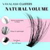 Picture of VAVALASH Lash Extensions 50D Lash Clusters 10-20mm Individual Thick Eyelash Extension Wispy Volume Clusters DIY Lashes at Home (50D-10-20mm）