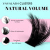 Picture of VAVALASH Lash Clusters 100D 10-20mm Cluster Lashes Wispy Volume Individual Lashes, Lash Bond and Seal Glue, Lash Tweezer for DIY Lash Extension at Home (100D-10-20MIX)