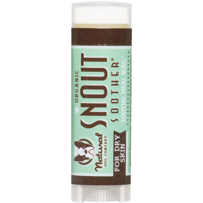 Picture of Natural Dog Company Snout Soother - Dog Nose Balm, Travel Stick, 0.15 oz., Dog Balm for Paws and Nose, Moisturizes & Soothes Dry Cracked Noses, Plant Based Nose Cream for Dogs