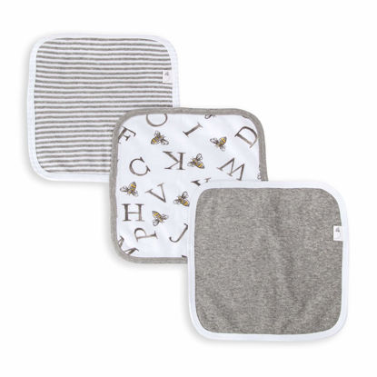 Picture of Washcloths, Absorbent Knit Terry, Super Soft 100% Organic Cotton